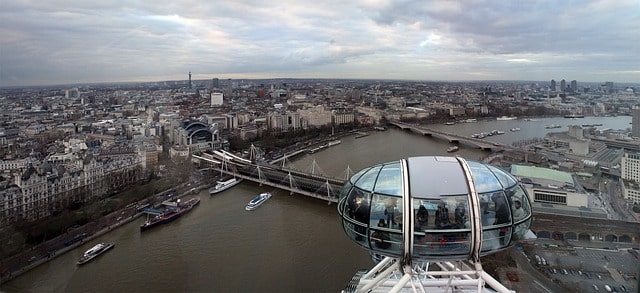 imagen de la ciudad de Londres desde el London Eye